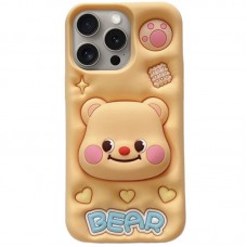 Силіконовий чохол Funny 3D для Apple iPhone 12 Pro / 12 (6.1") Little bear