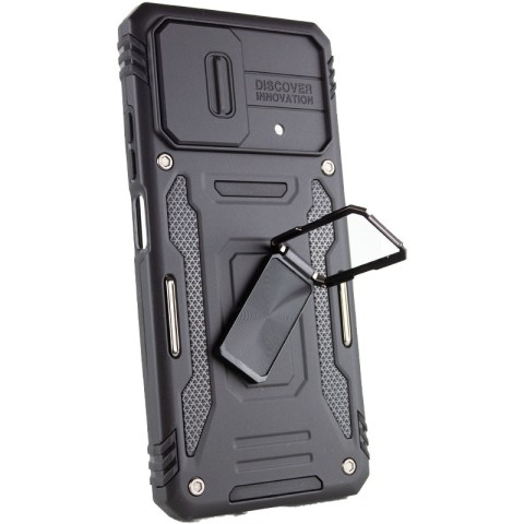 Ударостійкий чохол Camshield Army Ring для Xiaomi Poco X5 Pro 5G / Note 12 Pro 5G Чорний / Black