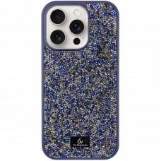 TPU чохол Bling World Rock Diamond для Apple iPhone 16 Pro (6.3") Синій