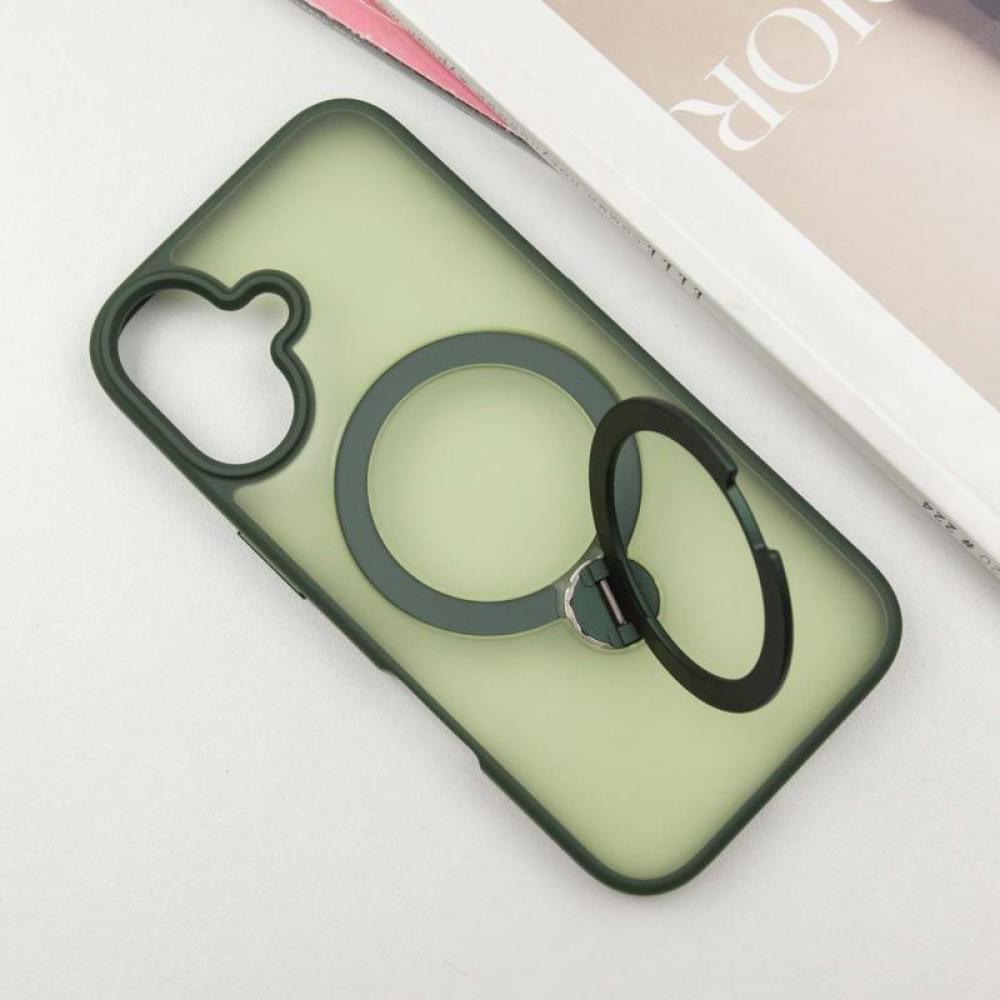 Чохол Ummi Colorful with MagSafe HQ Ring для Apple iPhone 16 (6.1") Green
