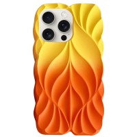 TPU чохол Leaf для Apple iPhone 14 Pro (6.1") Yellow / Orange