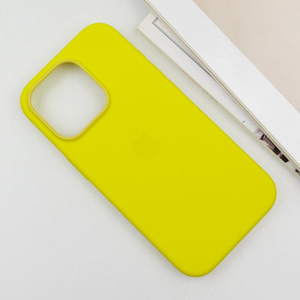Чехол Silicone case (AAA) with Magsafe and Animation (button) для Apple iPhone 16 Pro Max (6.9")