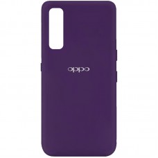 Чохол Silicone Cover My Color Full Protective (A) для Oppo Reno 3 Pro Фіолетовий / Purple