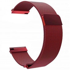 Ремінець Milanese Loop для Xiaomi Amazfit / Samsung 20 mm Red
