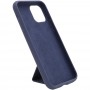 Чохол Silicone Case Hand Holder для Apple iPhone 11 Pro Max (6.5") Темно-синій / Midnight blue