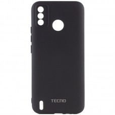 Чохол Silicone Cover My Color Full Camera (A) для TECNO Spark 6 Go Чорний / Black
