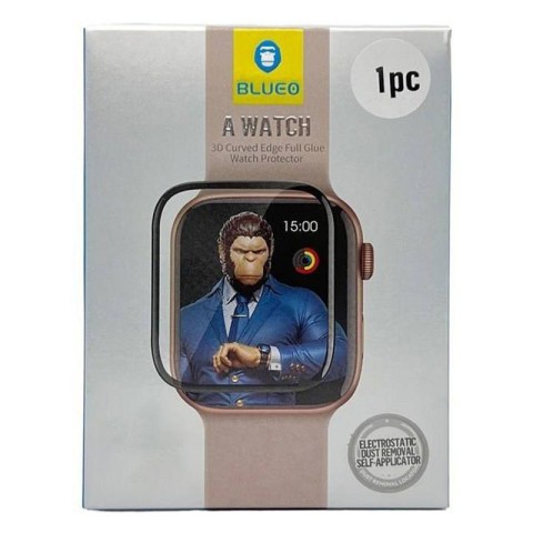 Полімерна 3D плівка Blueo High-Molecule для Apple Watch 44mm (+ аплікатор) Чорний
