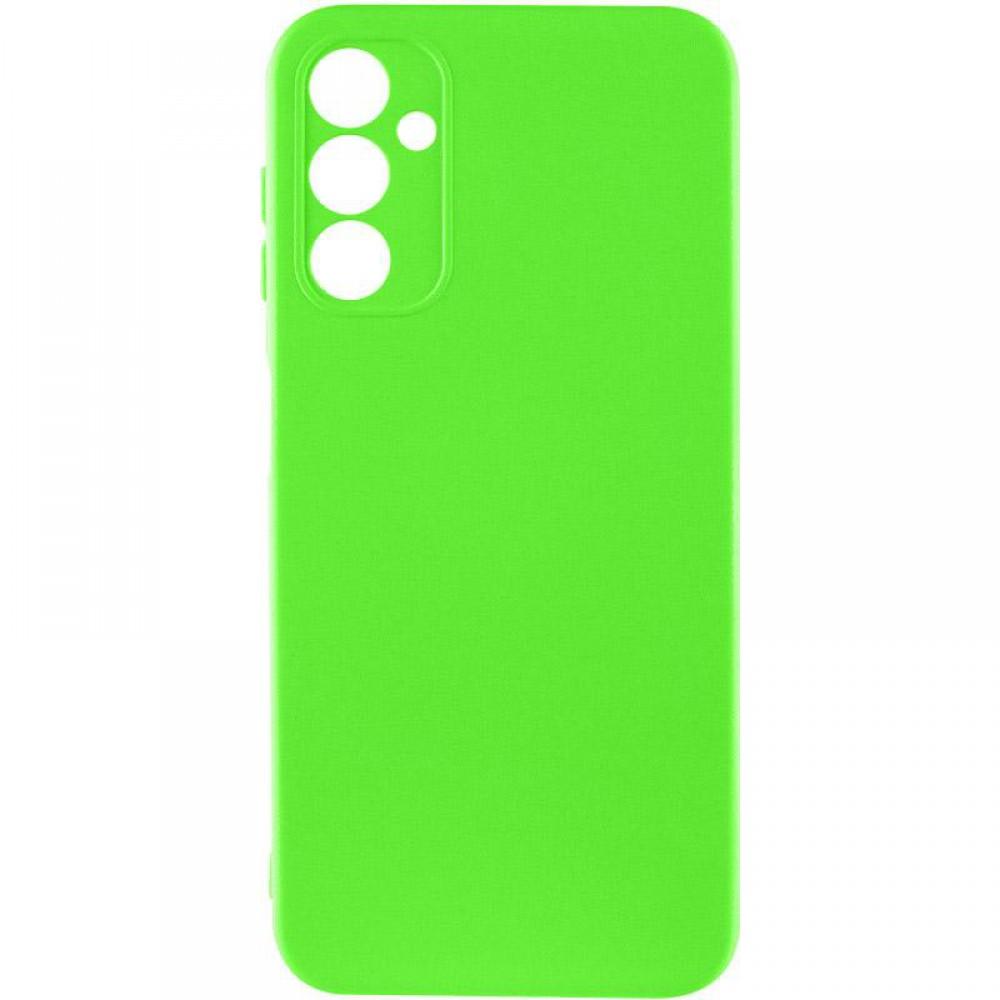 Чохол TPU GETMAN Liquid Silk Full Camera для Samsung Galaxy M34 5G Салатовий / Neon Green