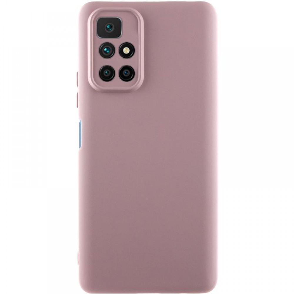 Чохол Silicone Cover Ummi Lakshmi Full Camera (AA) для Xiaomi Redmi 10 Рожевий / Pink Sand