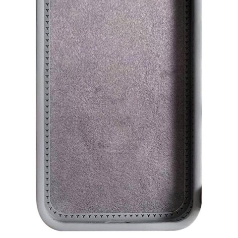 Чохол Silicone Case Full Protective with Ring для Apple iPhone 16 (6.1") Grey