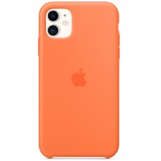 Чохол Silicone case (AAA) для Apple iPhone 11 (6.1") Помаранчевий / Vitamin C