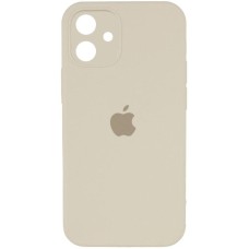 Чохол Silicone Case Square Full Camera Protective (AA) для Apple iPhone 11 (6.1") Бежевий / Antique White