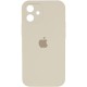 Чохол Silicone Case Square Full Camera Protective (AA) для Apple iPhone 11 (6.1") Бежевий / Antique White