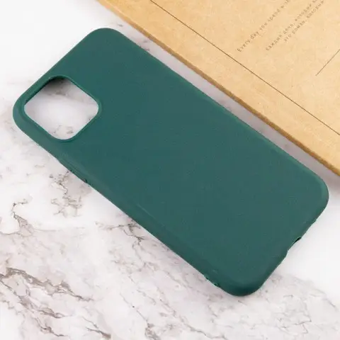 Силіконовий чохол Candy для Apple iPhone 14 Plus (6.7") Зелений / Forest green