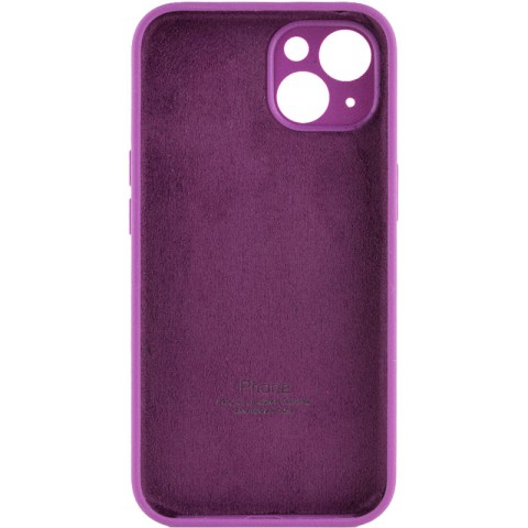 Чохол Silicone Case Full Camera Protective (AA) для Apple iPhone 14 Plus (6.7") Фіолетовий / Grape