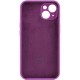 Чохол Silicone Case Full Camera Protective (AA) для Apple iPhone 14 Plus (6.7") Фіолетовий / Grape