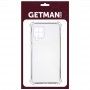 TPU чохол GETMAN Ease logo посилені кути для Samsung Galaxy A12 / M12 Безбарвний (прозорий)