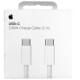 Дата кабель USB-C to USB-C FineWoven 240W for Apple (AAA) (2m) (box) White