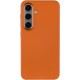 TPU чохол Bonbon Metal Style для Samsung Galaxy S24 / S25 Помаранчевий / Papaya