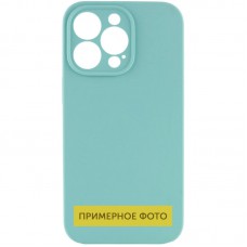 Чохол Silicone Case Full Camera Protective (AA) NO LOGO для Apple iPhone 16 Plus (6.7") Бірюзовий / Marine Green