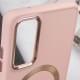 TPU чохол Bonbon Metal Style with MagSafe для Samsung Galaxy A25 5G Рожевий / Light Pink