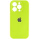 Чохол Silicone Case Full Camera Protective (AA) для Apple iPhone 16 Pro Max (6.9") Кислотно-зелений / Acid Green