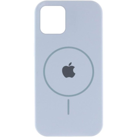 Чохол Silicone Case Full Protective (AA) with MagSafe для Apple iPhone 11 (6.1") Блакитний / Lilac Blue