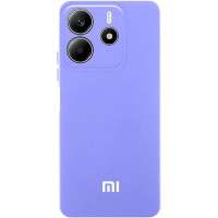Чохол Silicone Cover Lakshmi Full Camera (AA) with logo для Xiaomi Redmi Note 14 4G (Europe version) Бузковий / Dasheen