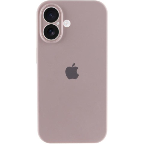 Чохол Silicone Case Full Camera Protective (AA) для Apple iPhone 16 (6.1") Сірий / Lavender