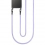 Чохол TPU Transparent with Straps для Apple iPhone 15 (6.1") Light Purple