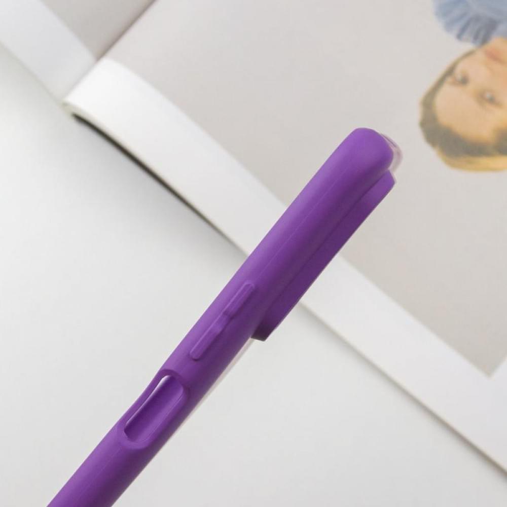 Чохол TPU GETMAN Liquid Silk Full Camera для Xiaomi Redmi Note 10 Pro / 10 Pro Max Фіолетовий / Purple