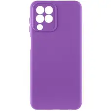Чохол TPU GETMAN Liquid Silk Full Camera для Samsung Galaxy M33 5G Фіолетовий / Purple
