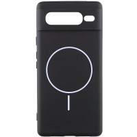 Чохол Silicone Cover Lakshmi Full Camera (AA) with MagFit для Google Pixel 7 Pro Чорний / Black