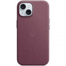 Чохол FineWoven (AAA) with MagSafe для Apple iPhone 15 Plus (6.7") Mulberry