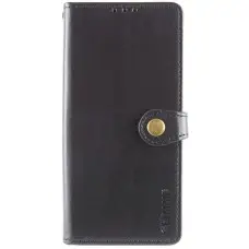 Шкіряний чохол-книжка GETMAN Gallant (PU) для Motorola Moto G56 5G Чорний