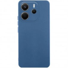 Чохол Silicone Cover Lakshmi Full Camera (AA) для Xiaomi Redmi Note 14 4G (Int. version) Синій / Navy blue