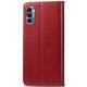 Шкіряний чохол книжка GETMAN Gallant (PU) для TECNO Spark 8P Червоний