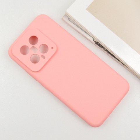 Чохол Silicone Cover Lakshmi Full Camera (AA) для Xiaomi 14 Рожевий / Pink