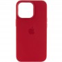 Чохол Silicone case (AAA) full with Magsafe and Animation для Apple iPhone 13 Pro Max (6.7") Червоний / Red
