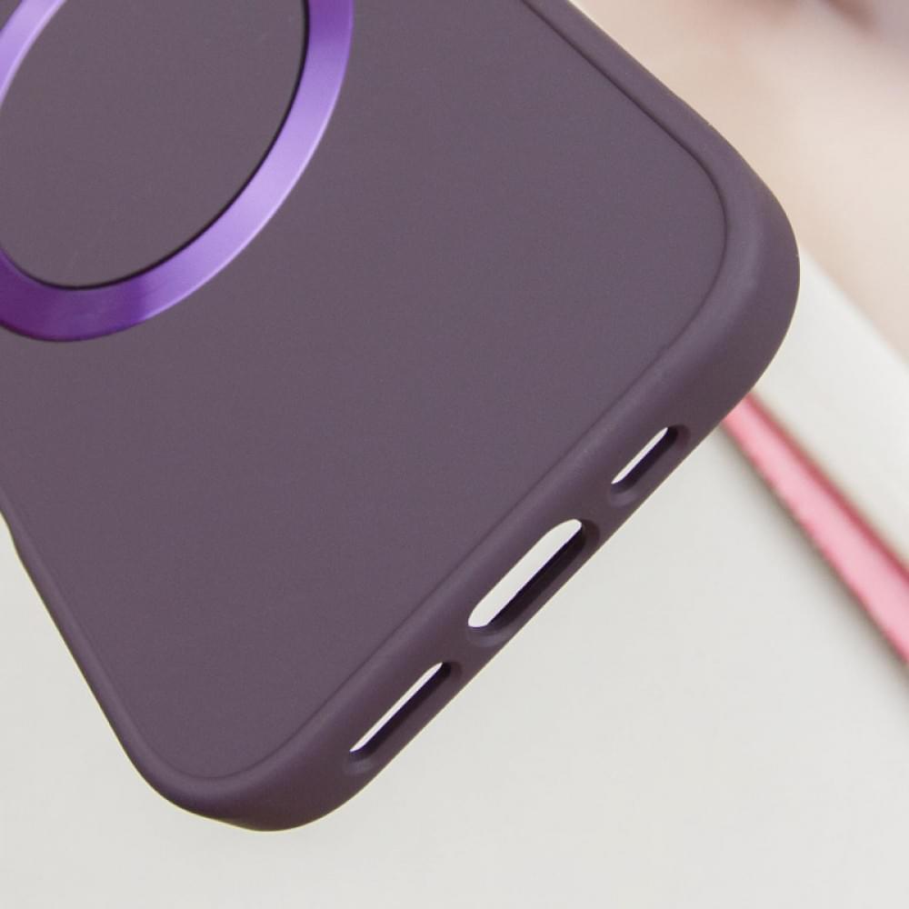 TPU чехол Bonbon Metal Style with MagSafe для Apple iPhone 16 (6.1")