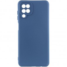 Чохол Silicone Cover Lakshmi Full Camera (A) для Samsung Galaxy M33 5G Синій / Navy Blue