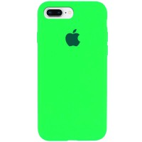 Чохол Silicone Case Full Protective (AA) для Apple iPhone 7 plus / 8 plus (5.5") Салатовий / Neon Green