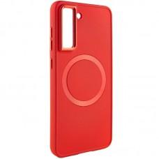 TPU чехол Bonbon Metal Style with MagSafe для Samsung Galaxy S22