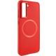 TPU чехол Bonbon Metal Style with MagSafe для Samsung Galaxy S22