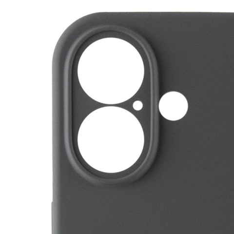 Чохол Silicone Case Full Camera Protective (AA) для Apple iPhone 16 Plus (6.7") Сірий / Dark Gray
