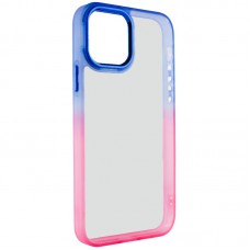 Чохол TPU+PC Fresh sip series для Apple iPhone 14 (6.1") Рожевий / Синій