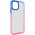 Чохол TPU+PC Fresh sip series для Apple iPhone 14 (6.1") Рожевий / Синій