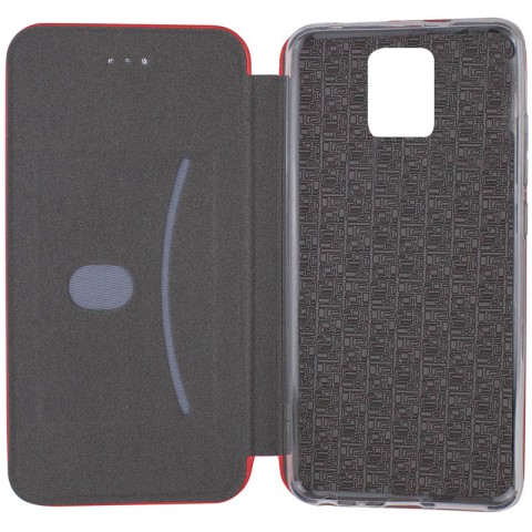 Шкіряний чохол-книжка Classy для Xiaomi Redmi Note 9s / Note 9 Pro / Note 9 Pro Max Червоний