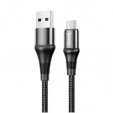 Дата кабель Hoco X50 "Excellent" USB to MicroUSB (1m) Чорний