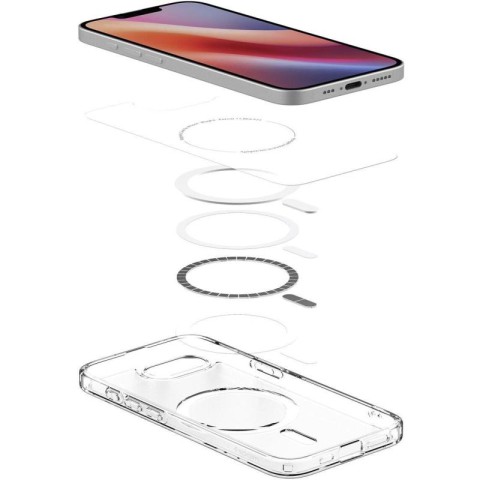 Чохол SGP Ultra Hybrid (MagFit) для Apple iPhone 16e (6.1") Прозорий